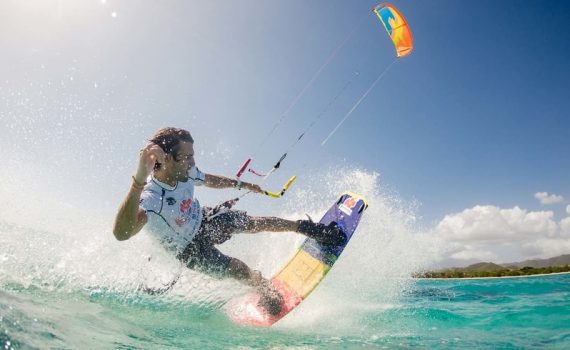 Kite surfing